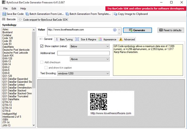 qr code generator software windows 10 3