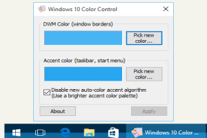 Windows 10 Color Console