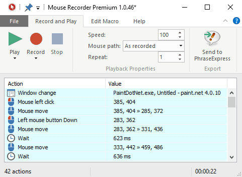 free keyboard and mouse recorder that records mouse scroll