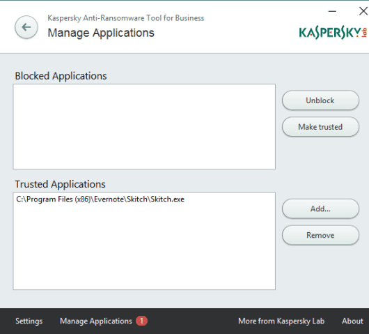 manage applications