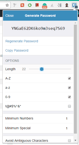 built-in password generator