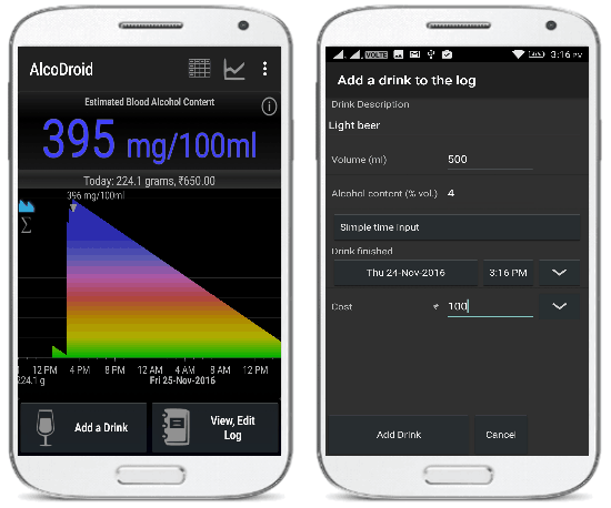 Test Alcoholemia::Appstore for Android