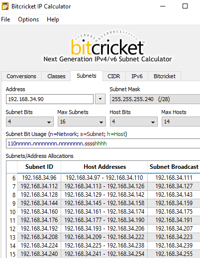 ip subnet calculator download