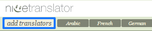 add translator to translate into multiple languages at once
