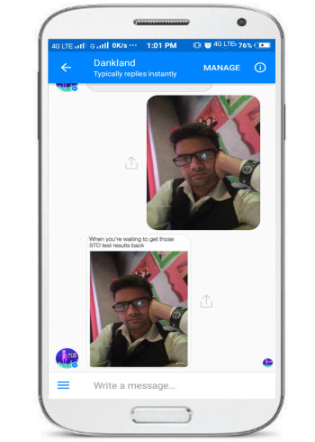 create your own memes on Facebook messenger