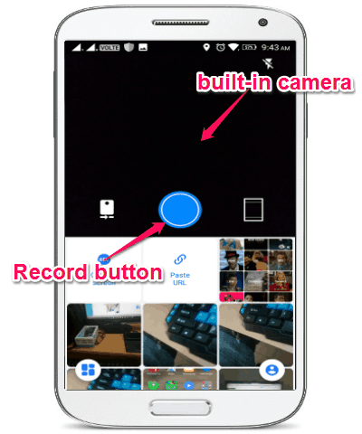 built-in camera