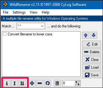 wild rename case methods