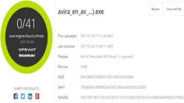 metadefender cloud- free online tool to scan for viruses