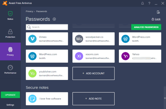 avast password manager