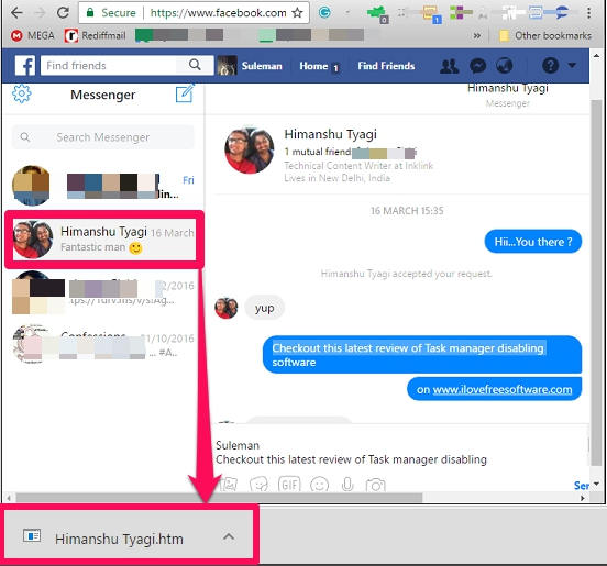 How To Download Facebook Chat To PC