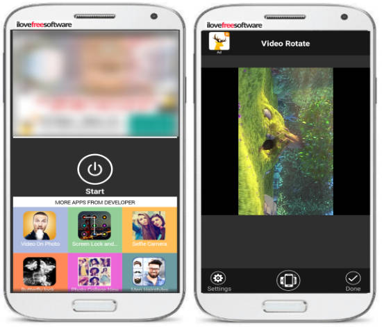 5 Free Android Apps To Rotate Videos