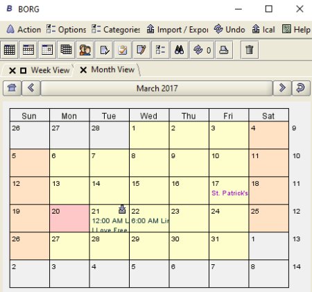 Free Windows Desktop Calendar With Project Task Tracking