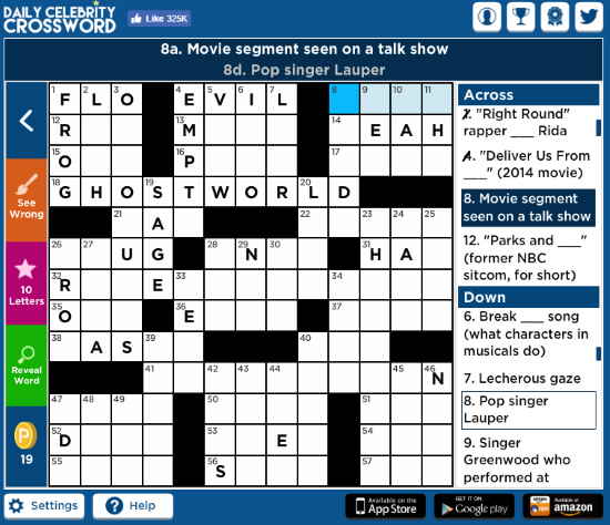 Daily Crossword - Play Online on SilverGames 🕹️