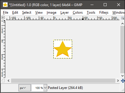 gimp creating brush image