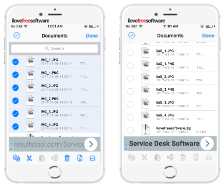 iphone apps to zip files- zipapp free-iphone app to zip file