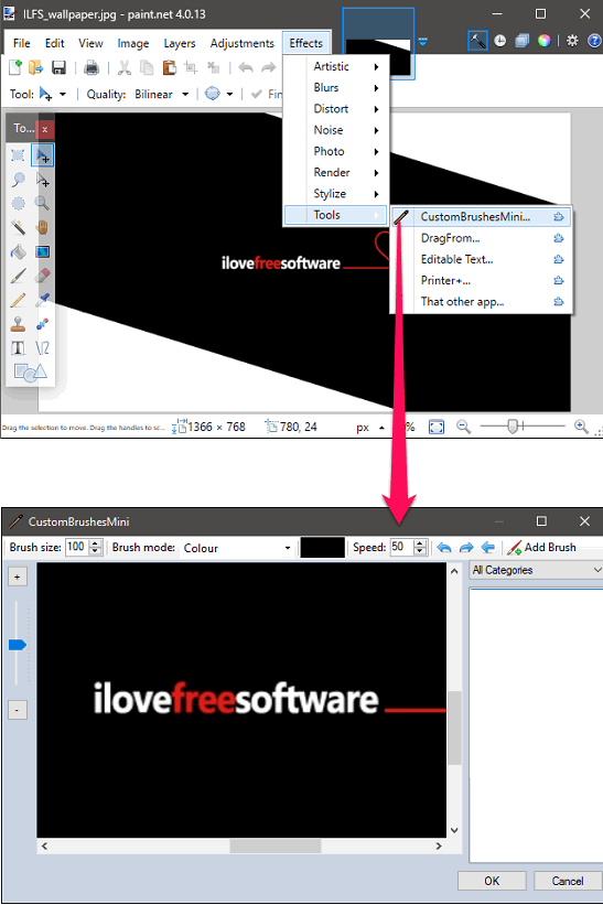 paint.net invoking plugin