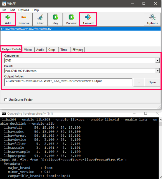 downloading clever FFmpeg-GUI 3.1.3