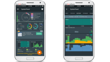 Android monitor app- systempanel