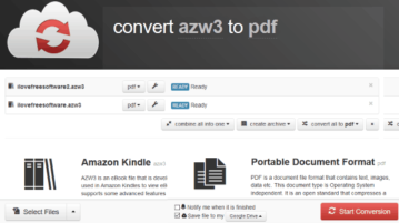 azw3 to pdf converter online
