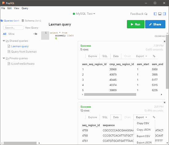 Free Collaborative SQL Editor for Teams, Share Queries by URL