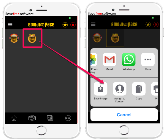iphone apps to create emoji from photos