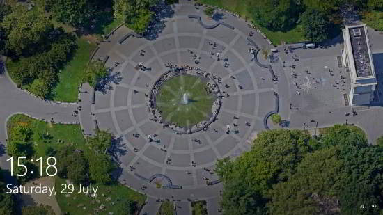 bing image of the day visible on lock screen in windows 10