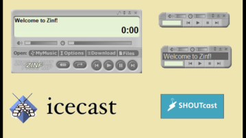 Music Player with SHOUTcast, Icecast, and HTTP Streaming Zinf