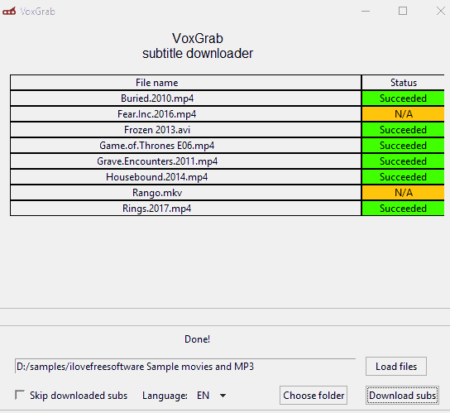 Free Bulk Subtitle Downloader Software for Movies, TV Shows