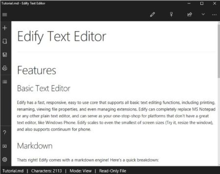 windows 10 plain text editor