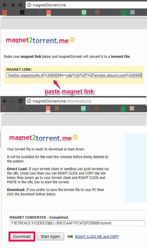 magnet2torrent me seedbox