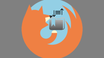 sort bookmarks in firefox