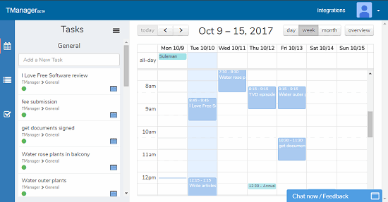 Online Calendar with Task Manager Google Calendar Trello Integration