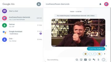 free desktop client for Google Allo