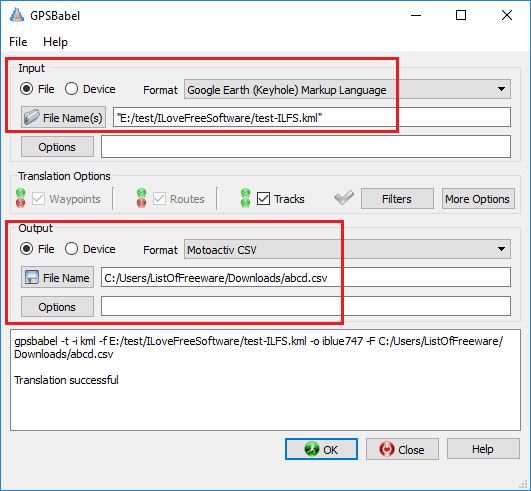 convert xml to kml online free