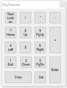 virtual numpad windows 10