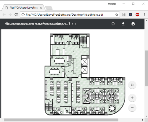 convert visio to pdf