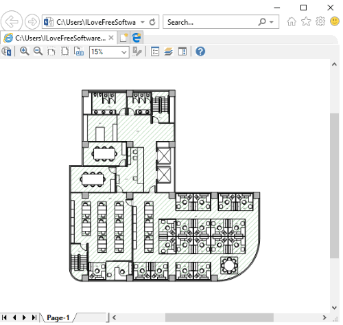 visio file opened in internet explorer