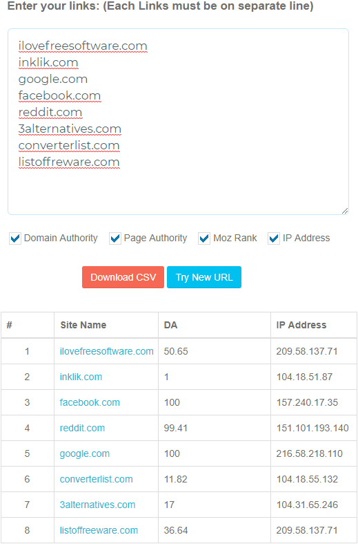 domain authority checker by bulk da checker