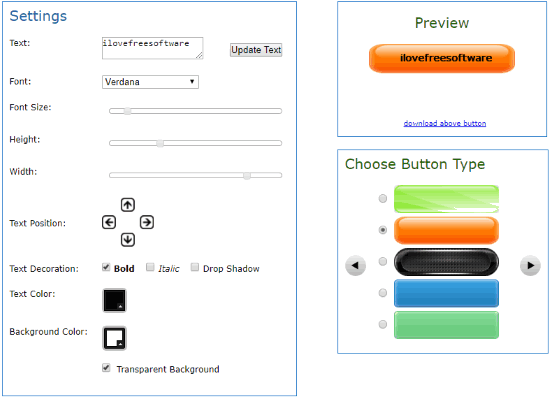 free web button maker