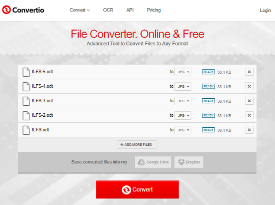 convertio: odt to jpg converter