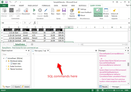 How To Run Sql Queries In Excel