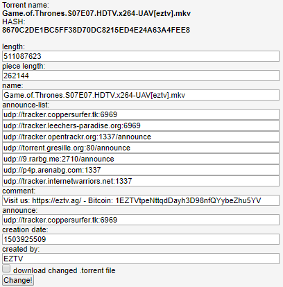 Torrent File Editor 0.3.18 instal