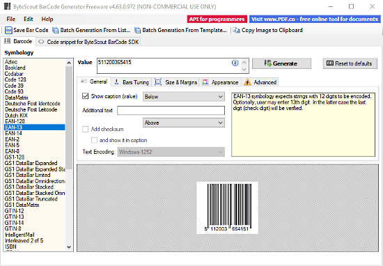 batch barcode generator