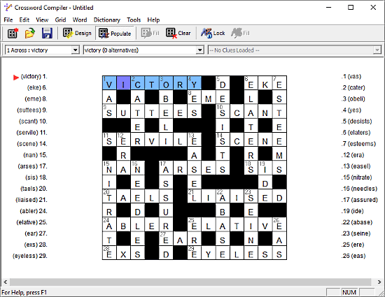 free crossword maker download mac