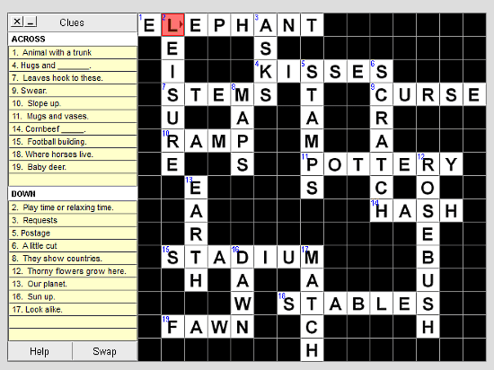 free crossword puzzle maker download for mac