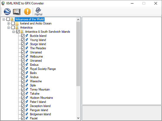 KML/KMZ to GPX Converter