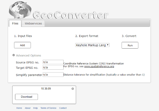 GeoConverter: kmz to kml