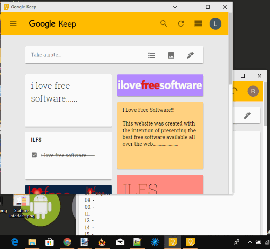 google keep desktop mac