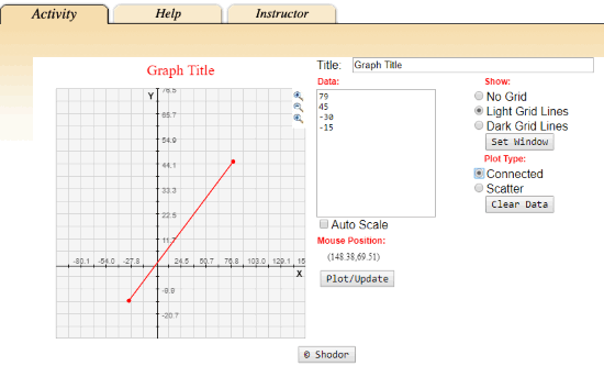 Interactive Simple Plot 