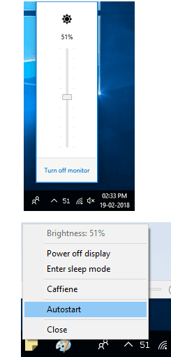 brightnessTray slider free for windows 10